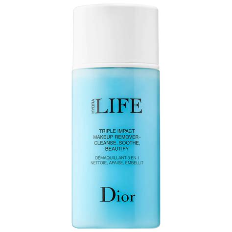 dior triple impact makeup remover
